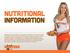 NUTRITIONAL INFORMATION