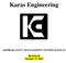 Karas Engineering AS9100 QUALITY MANAGEMENT SYSTEM MANUAL