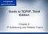 Guide to TCP/IP, Third Edition. Chapter 2: IP Addressing and Related Topics