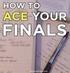 Study Guide for the Final Exam
