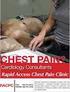 Rapid Access Chest Pain Clinic (RACPC)
