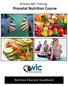 Prenatal Nutrition Course