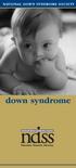 NATIONAL DOWN SYNDROME SOCIETY