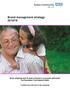 Brand management strategy 2014/19