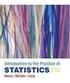 Introduction to the Practice of Statistics Fifth Edition Moore, McCabe