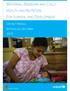 BATTICALOA 2/6 DEMOGRAPHICS SOCIO-ECONOMIC STATUS AND FOOD SECURITY CHILD HEALTH 12% 38% 50% Distribution of population by sector (%), 2001