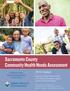 Sacramento County Community Health Needs Assessment Update