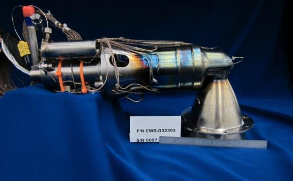 MR-104H 510N (115 lbf ) Rocket Engine Assembly Propellant......Hydrazine Catalyst......S405/LCH-202 Thrust/Steady State.554.2 201.0 N (124.6 45.2 lbf)* Feed Pressure..28.9 6.