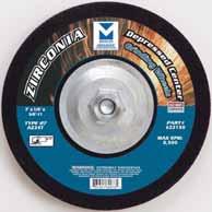 Mercer Industries 627060 Type 27 Grinding Wheel for Aluminum and Other Metals X for sale online 