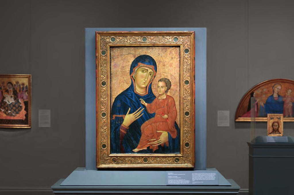34. Berlinghiero (Italian, Lucca, active by 1228 died by 1236). Madonna and Child, possibly 1230s. Tempera on wood, gold ground, 31 5 /8 21 1 /8 in. (80.3 53.7 cm). Gift of Irma N. Straus, 1960 (60.