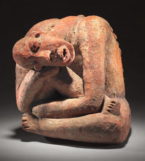3. Seated Figure. Mali, Inland Niger Delta region, 13th century. Terracotta, H. 10 in. (25.4 cm). Purchase, Buckeye Trust and Mr. and Mrs. Milton F.