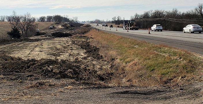 The first projects were let in February and construction began soon after - one on about two miles of passing lanes in Jackson County and one in Brown County on 2.5 miles of passing lanes.
