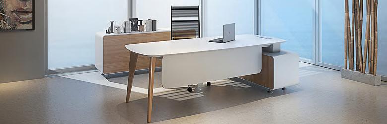 DESK - ZAAN Operative L-shaped desk.