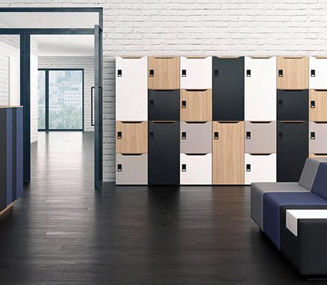 FILLING & STORAGE - LOCKER Indispensible, with a minimalist design, Lockers are a