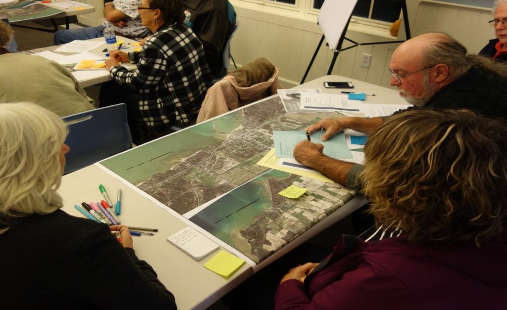 Community Engagement Process Master Planning Process Our planning process began in September, 2019 when members of the Village and Township Planning Commissions, along with public participants, met
