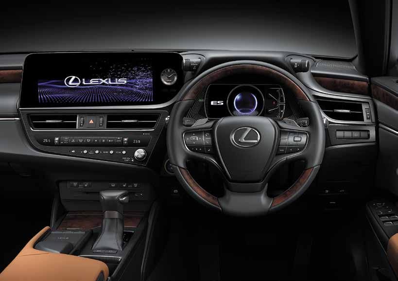 INTELLIGENCE SIX FEATURES Mark Levinson TM*1 premium surround sound system Adopting a PurePlay layout, 7 Unity speakers with identical performance are arranged along the shoulder line which runs from