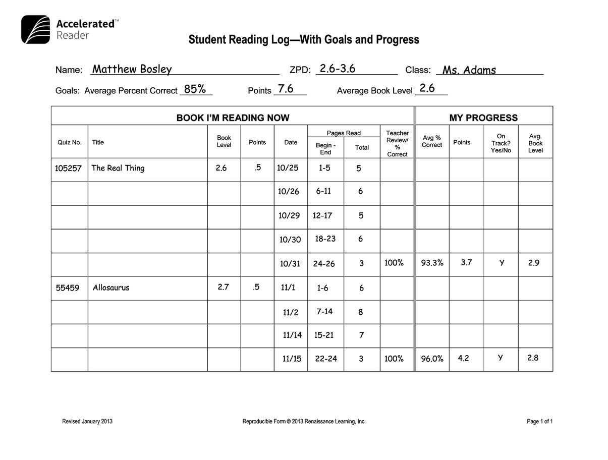Manage Each Student s Reading Practice If you don t print the TOPS Report, you need to monitor practice in another way.