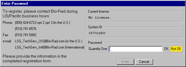 Introduction Fig. 1-12. Enter Password screen. In the Enter Password screen, type in your password in the field.