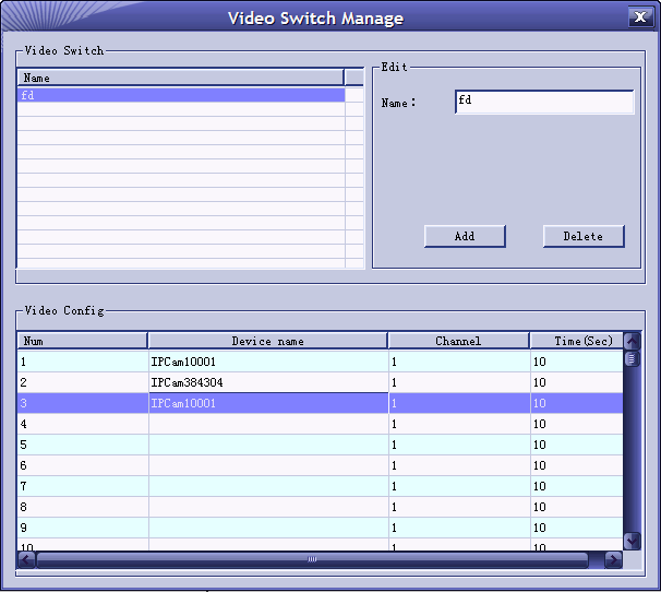 In this window, you can modify the encoder s server name, port, user name, password and so on. 4.