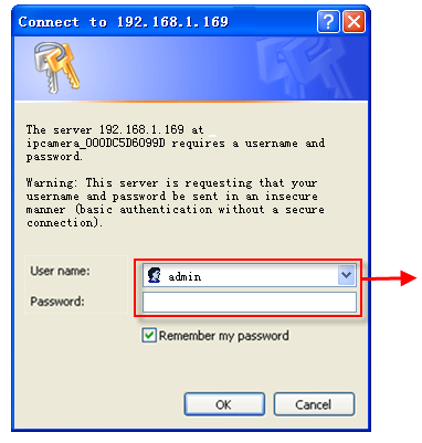Default user name is admin with no password Figure 1.