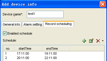 Alarm mode can be set by clicking on the Alarm Setting tab, as of Figure 4. Enabling the alarm, check the 'Enabled alarm' first.
