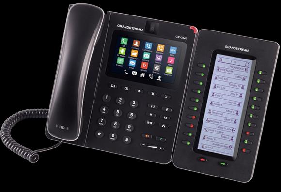 GRANDSTREAM GXV3275 purchase $300 rental $15/month* *Includes Lifetime Hassle-free Warranty & Overnight Delivery The GXV3275 & GXV3240 Video IP Phones for Android combines a 6-line IP video phone