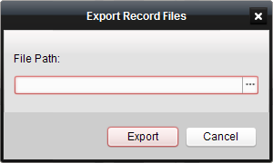 2. Select the camera(s), file type, and the start time and end time of the file. 3. Click Search to search the recorded files which have been backed up on local disk (s).
