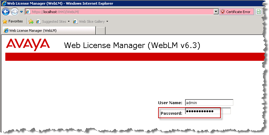 12. The Web License Manager screen is displayed. 13.