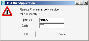 3.3 Starting the IP Desktop SoftPhone When IP Desktop Starts, if it detects that the extension number the user dialed is not authorized (meaning that remote phone may still use that extension