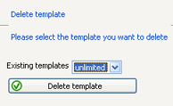 14 Templates 2 Make the necessary modifications in the settings list (the same list as in Create template (on page 13)). 3 Click Apply to save the changes.