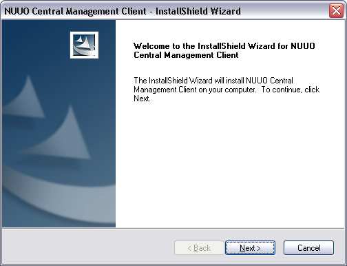 Installation 2. In the Welcome to NCS window, click NCS Client. 3.