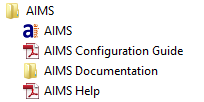 Installing the AIMS Software Pre-Requisites You must have Microsoft SQL Server installed and running, before your run the AIMS installation.