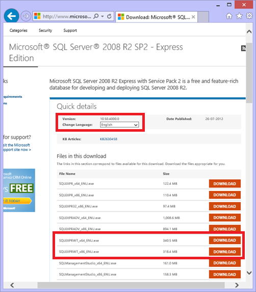 Hardware, Software & System Requirements for SQL Server 2008 R2 Express Edition To get the overview of SQL Server 2008 R2 Express Edition, click here.