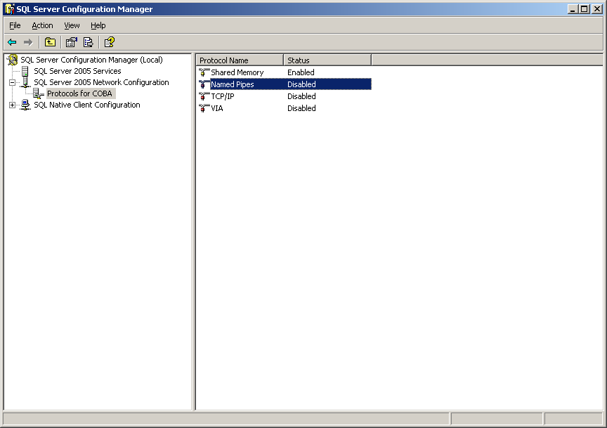 3 - Configuring the server settings Launch the SQL Server Configuration Manager (Start > All