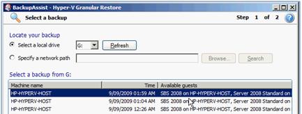 You can use the buttons at the top of the Hyper-V Config Reporter window to print a copy of the report, save it to a HTML file that can be opened with a web browser, or close the report window.