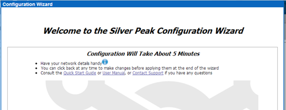 Chapter 4 Installation and Configuration Figure 12. Silver Peak appliance manager login 2.