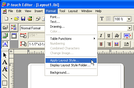 Layout Styles The Layout Style function allows you to create labels using label list information in a simple way. What is a Layout Style?
