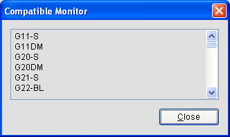 11. The InstallShield Wizard Completed screen appears. Click [Finish]. Note Click the Compatible Monitor in the EIZO RadiCS Setup screen to see Compatible Monitor.
