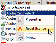 Virtual CD NMS v10 Manual Defining the Number of Licenses for Virtual CDs To activate the Virtual CD NMS license control function for a given virtual CD, you need to define a number of licenses for
