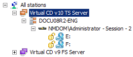 Virtual CD NMS v10 Manual Virtual CD TS and Virtual CD NMS Virtual CD TS versions 6, 7, 9 and 10 can be integrated in your Virtual CD NMS system.