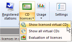 Virtual CD NMS v10 Manual Station View The Station view is an additional view that can be displayed in place of the Administration view.