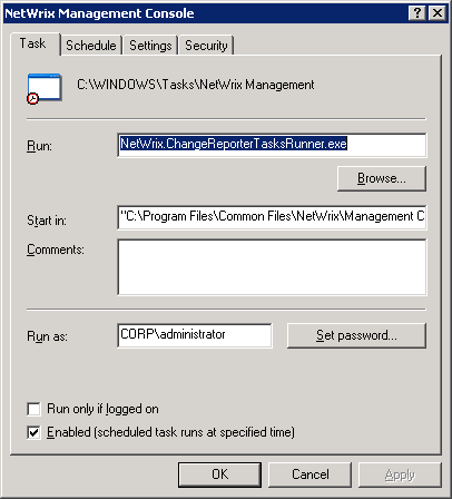 Figure 69: Edit Trigger Procedure 12. To edit scheduled task on Windows 2003 1.