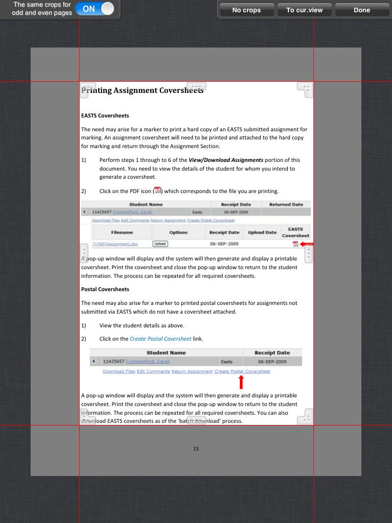 Use this tool to crop out margins so the document s page contents fill the