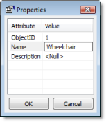 2. In the Properties window, enter Wheelchair as the value of Name. 3. Click OK. Adding orders A spreadsheet is provided with the tutorial data.