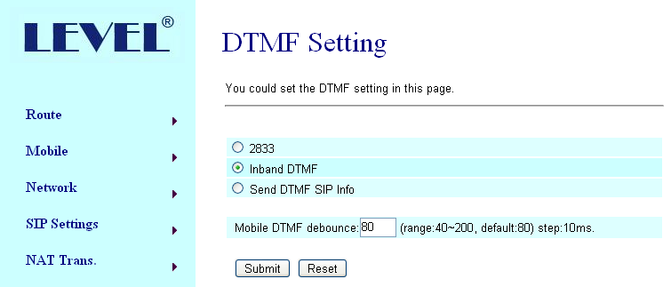 11.4. Codec ID Setting You can setup the Codec ID in this page. 11.5.
