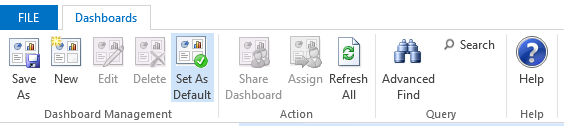 Set your default dashboard layout When your system is set up, the system administrator picks the default dashboard layout for your work area.