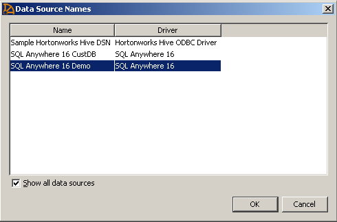 If a server or database is not currently connected, then add a connection. Click Connections in the top menu and choose Connect with SQL Anywhere 16.