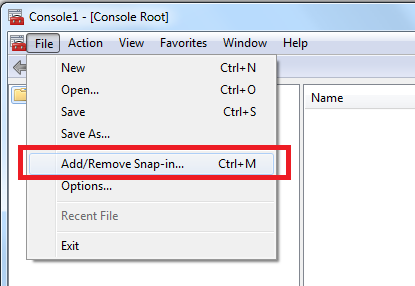 To Install the required Root CAs: Step # Action 3.1 a. Go to the Start Menu b. Locate/start the Run application c.