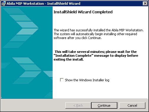 Chapter 6: Existing User - Workstation Install 5. Click Next. The Install Wizard is ready to install the program. 6. Click Install to begin the installation, or click Back to make changes to your installation settings.