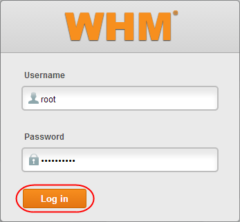 Configuring WHM for the first time The first time you log in to WHM you will be asked to go through the initial setup.